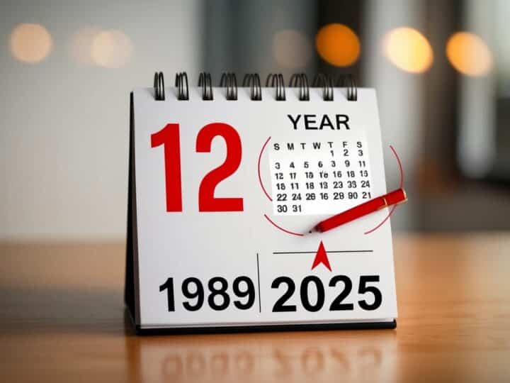 Quem nasceu em 1989 tem quantos anos em 2025?