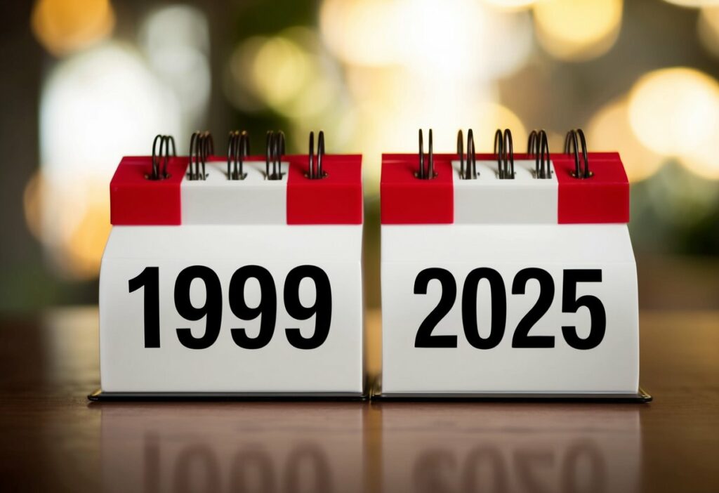 quem nasceu em 1999 tem quantos anos em 2025