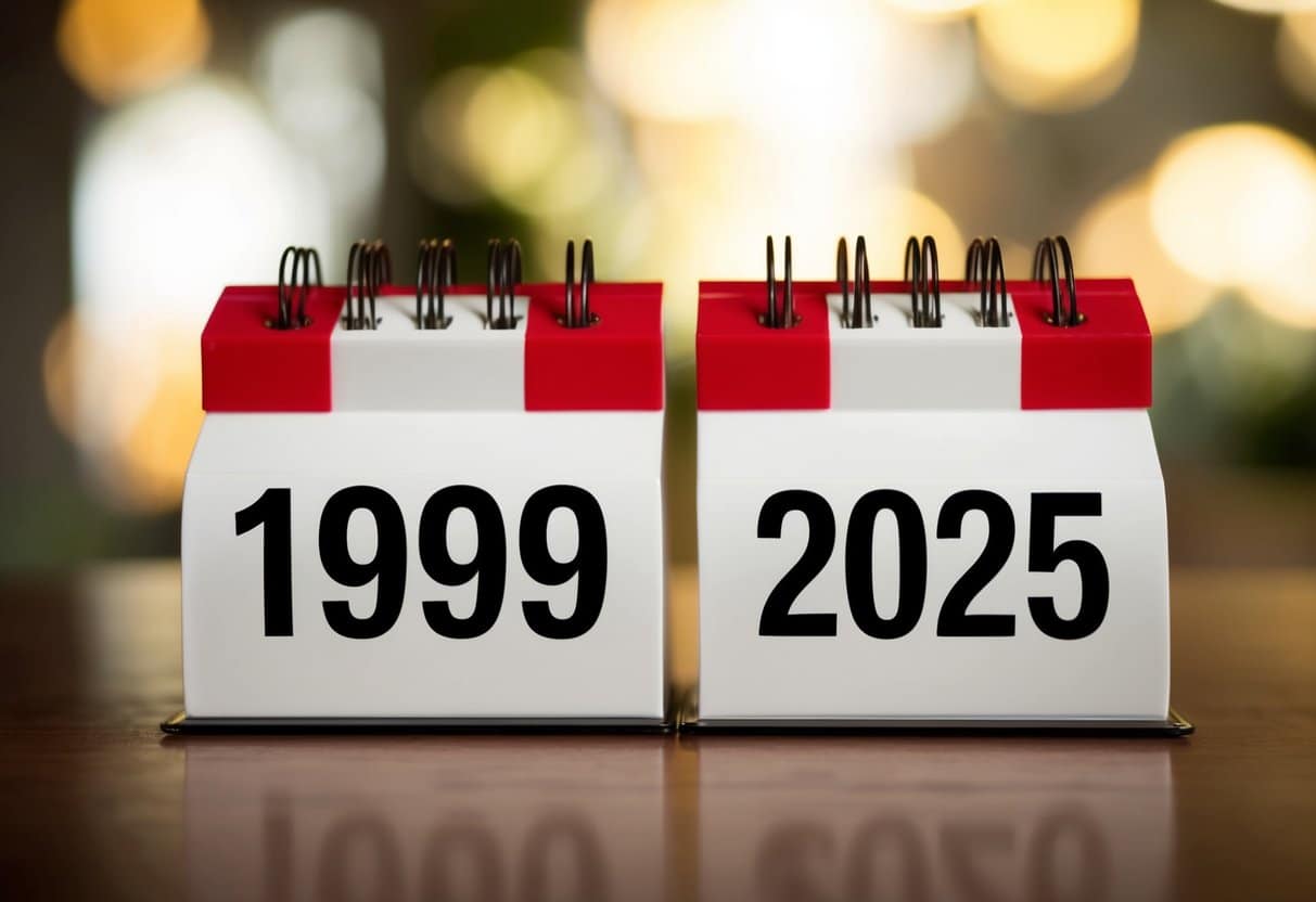 Quem nasceu em 1999 tem quantos anos em 2025?