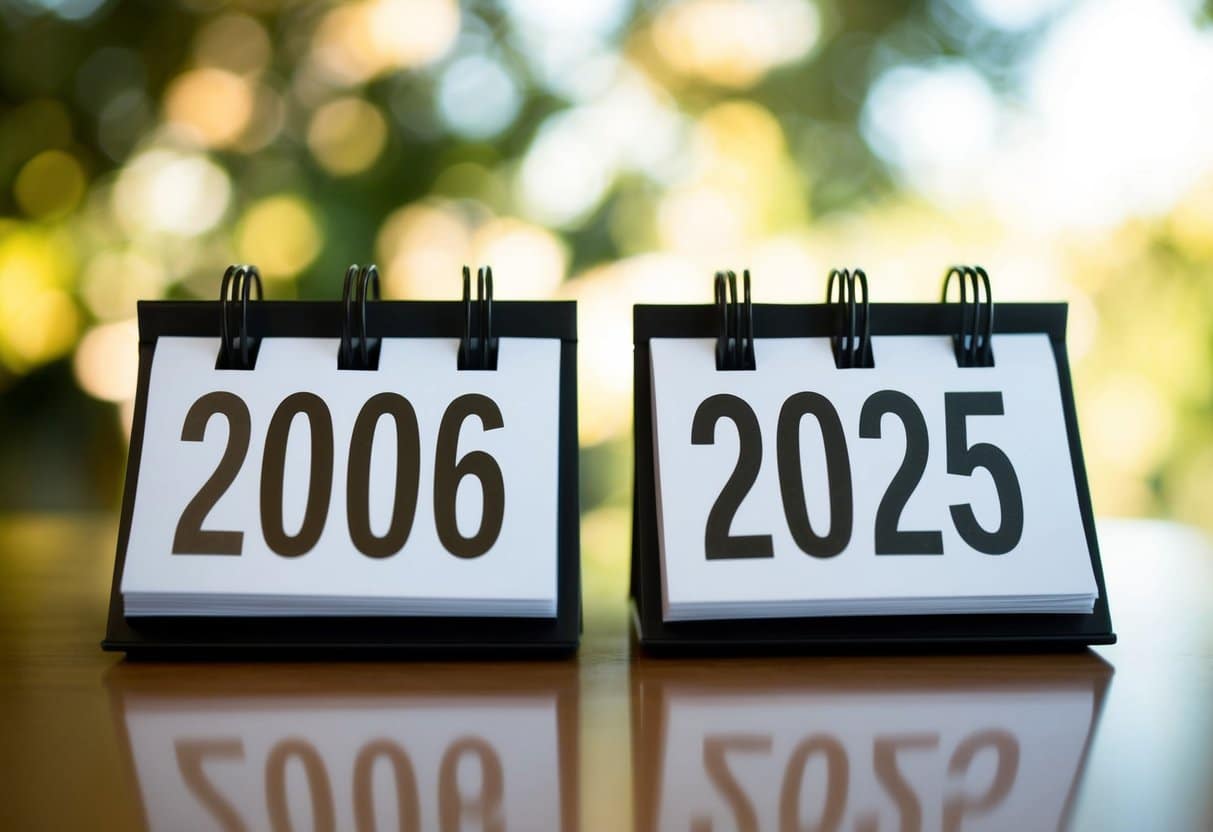 Quem nasceu em 2006 tem quantos anos em 2025?
