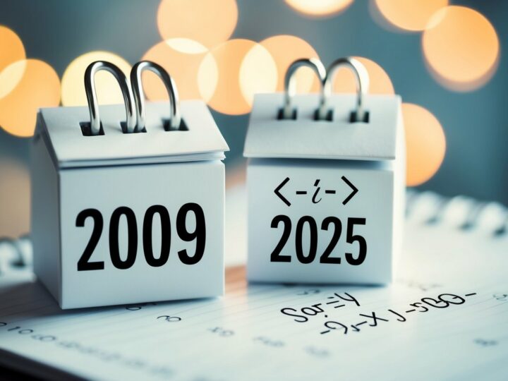 Quem nasceu em 2009 tem quantos anos em 2025?