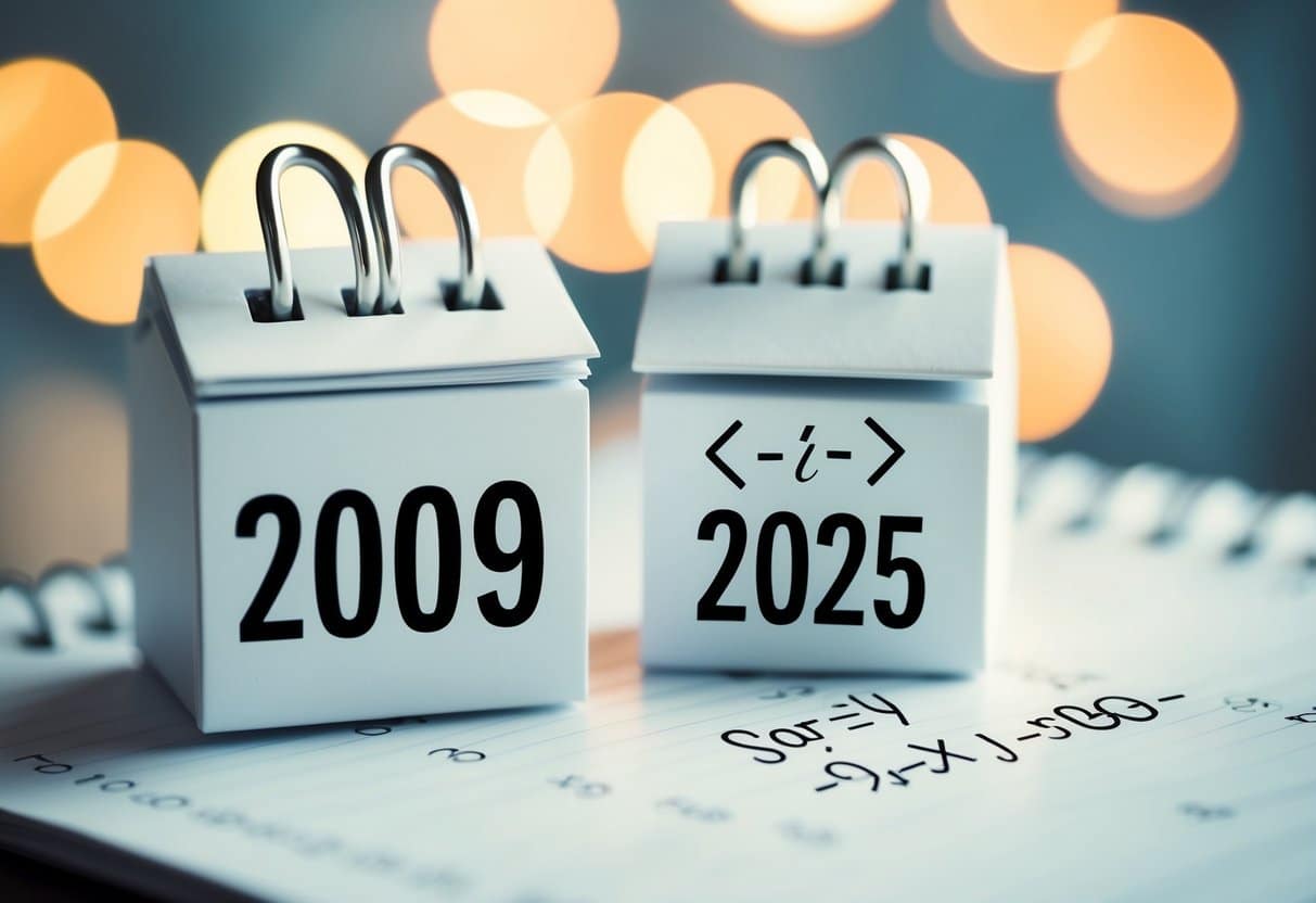 Quem nasceu em 2009 tem quantos anos em 2025?