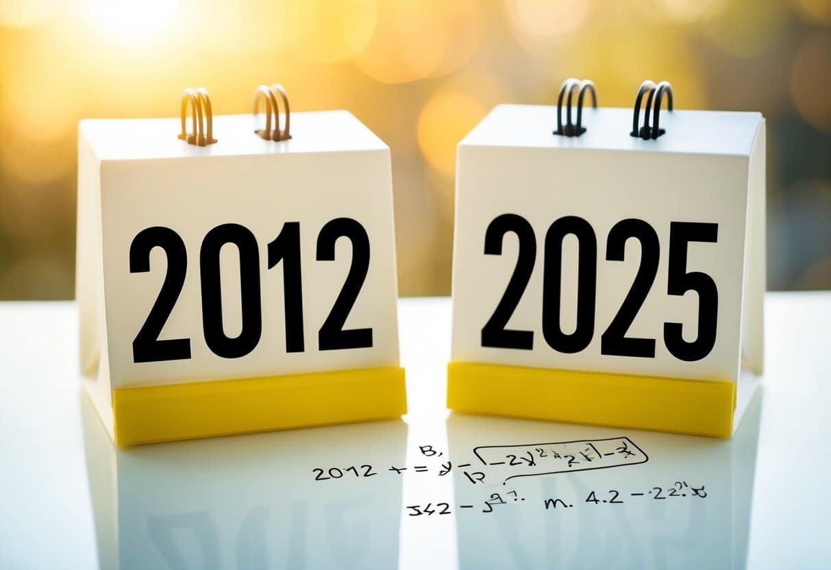 Quem nasceu em 2012 tem quantos anos em 2025?