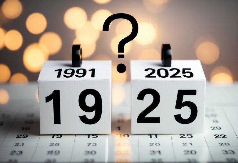 Quem nasceu em 1991 tem quantos anos em 2025?