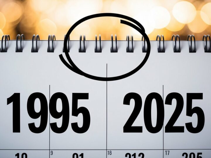 Quem nasceu em 1995 tem quantos anos em 2025?