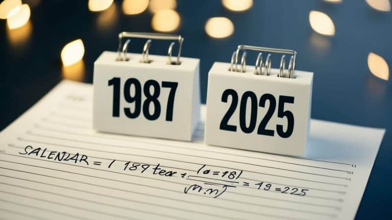 Quem nasceu em 1987 tem quantos anos em 2025? Entenda a contagem exata