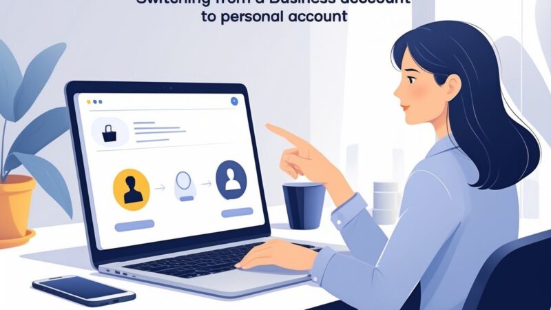 Como reverter para conta pessoal? Guia simples para mudar seu perfil rapidamente