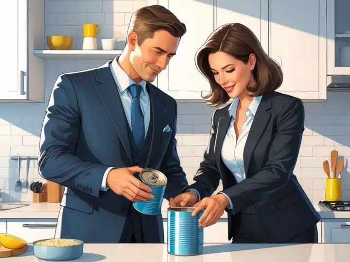 O que Harvey e Donna fazem com o abridor de latas? Uma surpresa divertida entre amigos