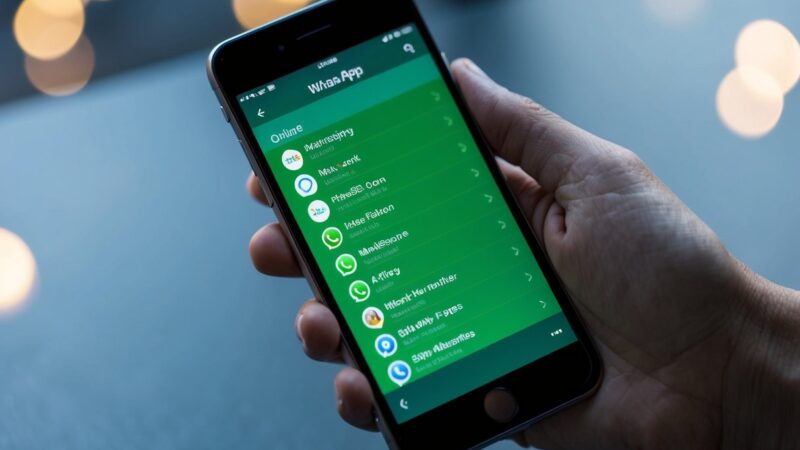 Como saber com quem a pessoa está online no WhatsApp grátis?