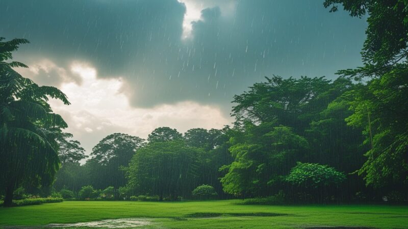 O que é pancadas esparsas de chuva? Definição e Explicação Completa